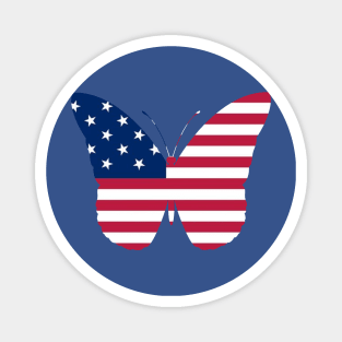 Butterfly American Girl Magnet